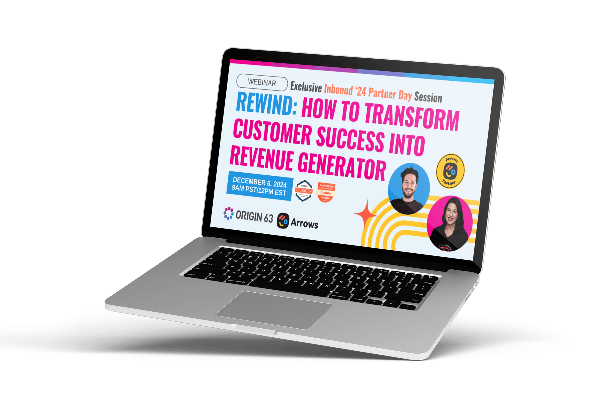 O63 Laptop Mock-Arrows O63 webinar